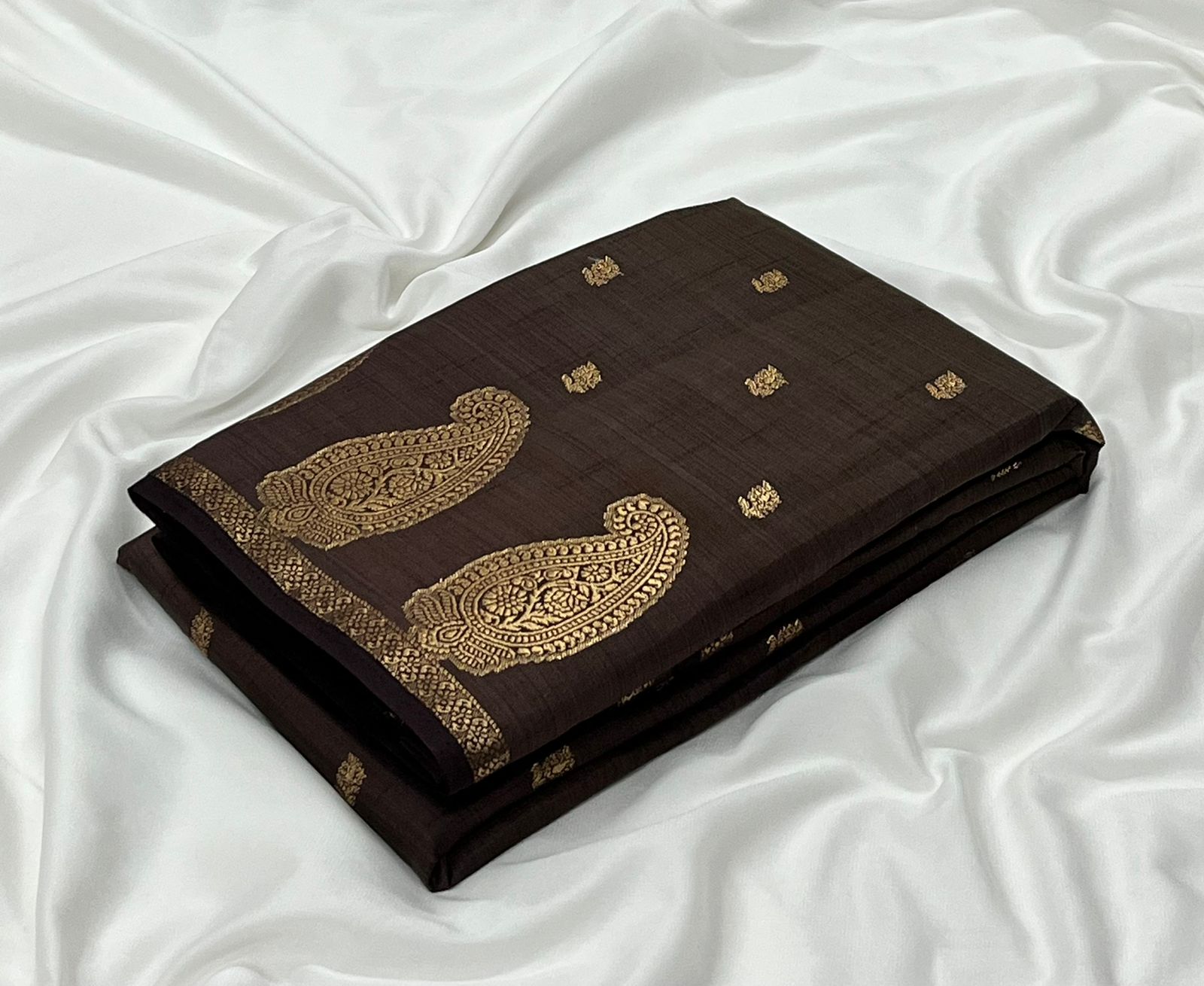 Tussar Silk Saree with Heavy Zari Border and Chit Pallu Cotton Saree